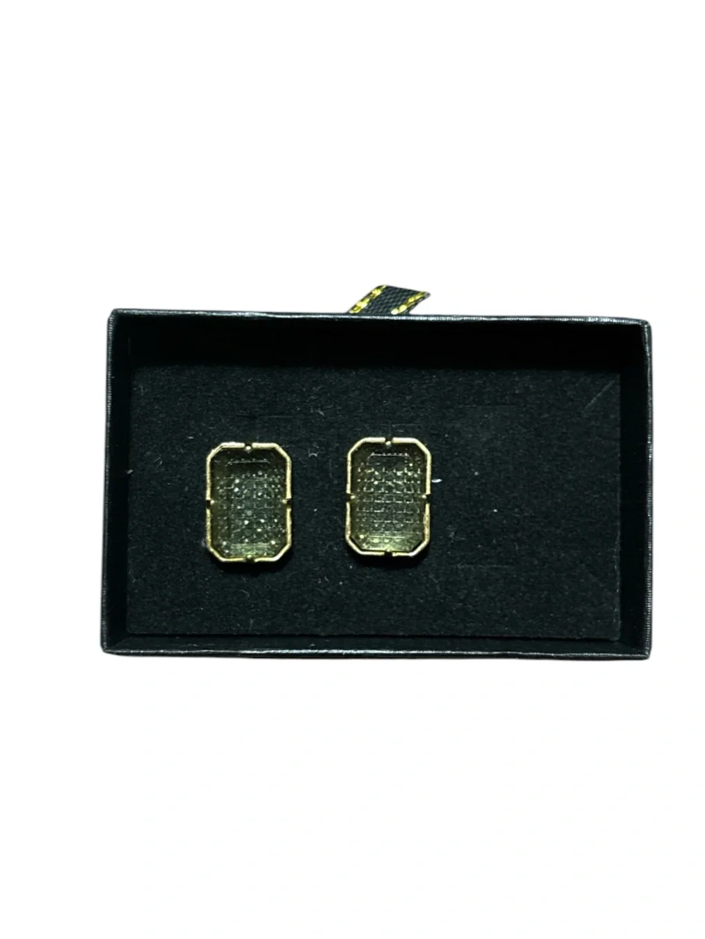 Kate Spade Gold Tone Rectangular Earrings